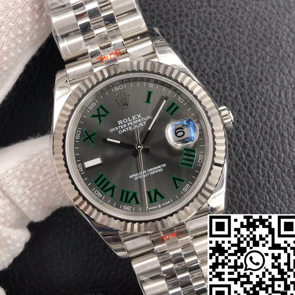 Steel Datejust EW Factory M126334-0022 Stainless Rolex 0402